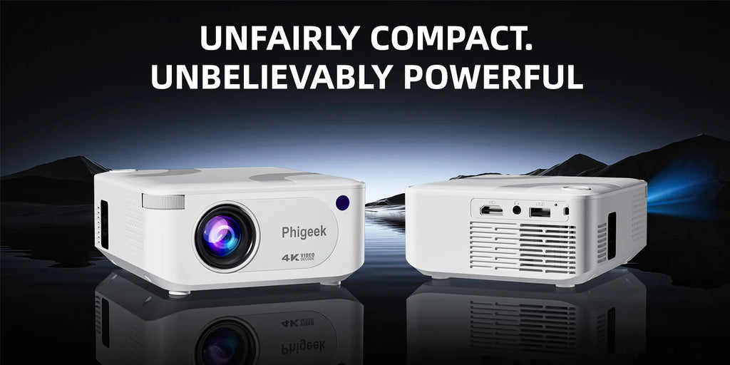 Mini Projector 300 ANSI Android11 Dual WiFi6 BT5.0 4K 720P Built-in App 1080P Video Home Cinema SmartPhone Digital Projector