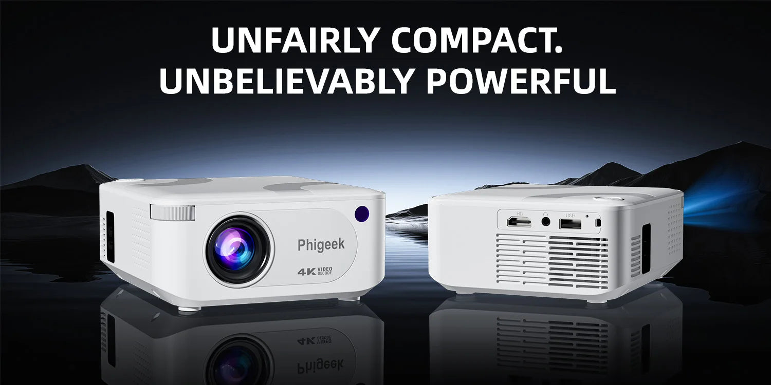 Mini Projector 300 ANSI Android11 Dual WiFi6 BT5.0 4K 720P Built-in App 1080P Video Home Cinema SmartPhone Digital Projector